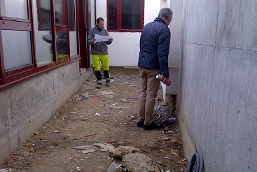 Implantation de chantier